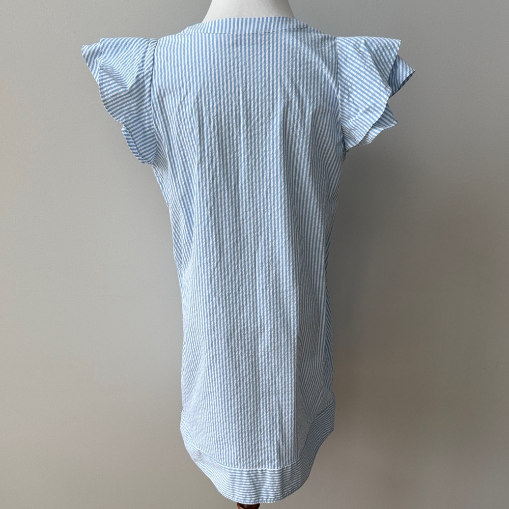 Vineyard Vines Blue Striped Dress - Picture 7 of 12